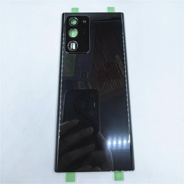 Samsung Galaxy Note 20 Ultra 5G Ersatzgehäuse Rückseite mit Kameralinse Schwarz für N985F und N986B - Bild 1
