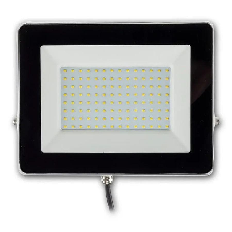 ChiliTec LED-Fluter CTF-SLW 98 in Weiß mit 100W und 7670lm, IP65 wetterfest, neutralweißes Licht - Bild 2