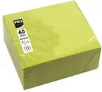 PROnappe Papierservietten grün B x L: 38 x 38 cm - Bild 1