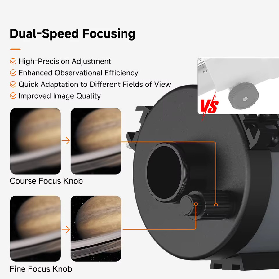 Svbony MK127 Mak-Cassegrain Astronomisches Teleskop OTA für die Beobachtung von Mond, Planeten, Nebeln und Sternhaufen sowie für die Fotografie - Bild 3