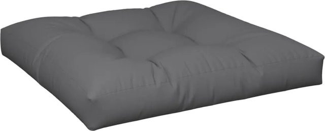 vidaXL Palettenkissen Anthrazit aus Polyester, B/B/H: 80 x 80 x 12 cm - Bild 1