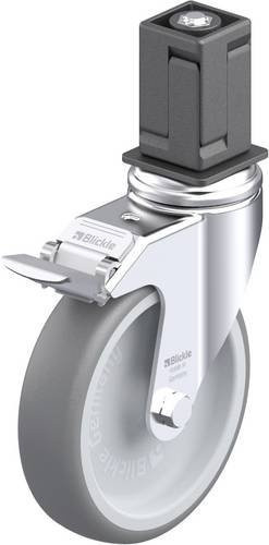 Blickle Apparate-Lenkrolle LKRA-TPA 126G-11-FI-EV18 in Grau und Silber mit 125 mm Rad-Durchmesser und 120 kg Tragfähigkeit - Bild 1