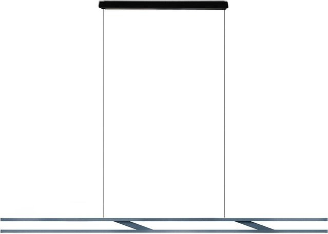 Oligo Linto Fix LED-Pendelleuchte mit Basalt-Baldachin in Schwarz matt, dimmbar via Casambi, warmweiß 2700K - Bild 1