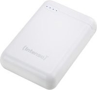 Intenso XS10000 Powerbank 10000 mAh Weiß mit Statusanzeige und USB-A, USB-C sowie Micro-USB Anschlüssen - Bild 1