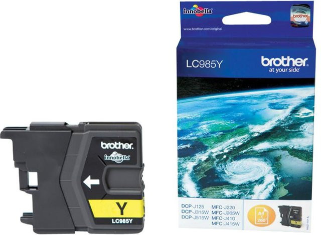 Brother Tintenpatrone LC-985Y Gelb - Bild 1