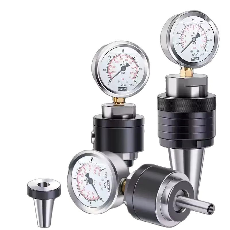 SYS Spindel-Spannungstester für Bearbeitungszentren mit Kraftmanometer für BT30, BT40 und BT50 in Silber - Bild 2