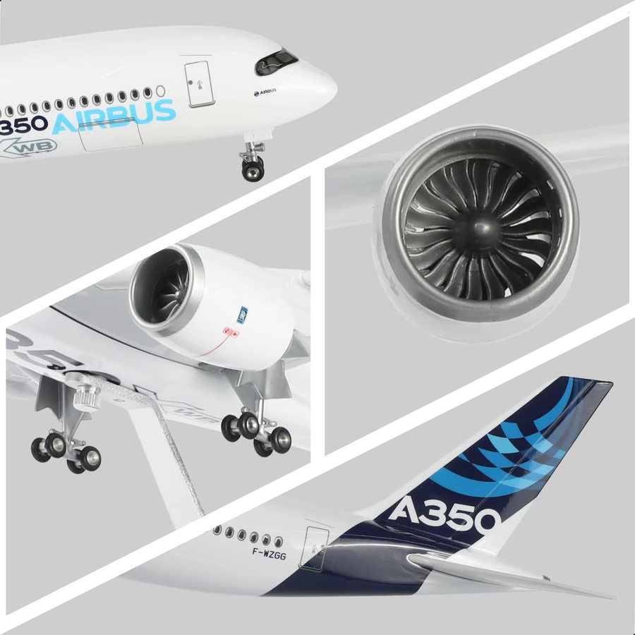 ZOCO A350 Prototyp-Flugzeugmodell, 1:150, mit Ständer - Bild 4