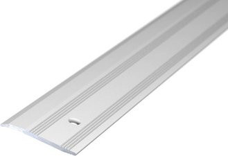 Carl Prinz Rampenprofil aus Aluminium, versenkt gelocht, silberfarben, B/H: 28 x 5 mm - Bild 1