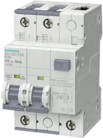 Siemens RCBO Leitungsschutzschalter 13A 0.03A 110V in Weiß - Bild 1