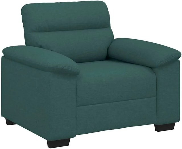 vidaXL Sessel Dunkelgrün mit Stoffbezug B/T/H: 100 x 81 x 84 cm - Bild 1