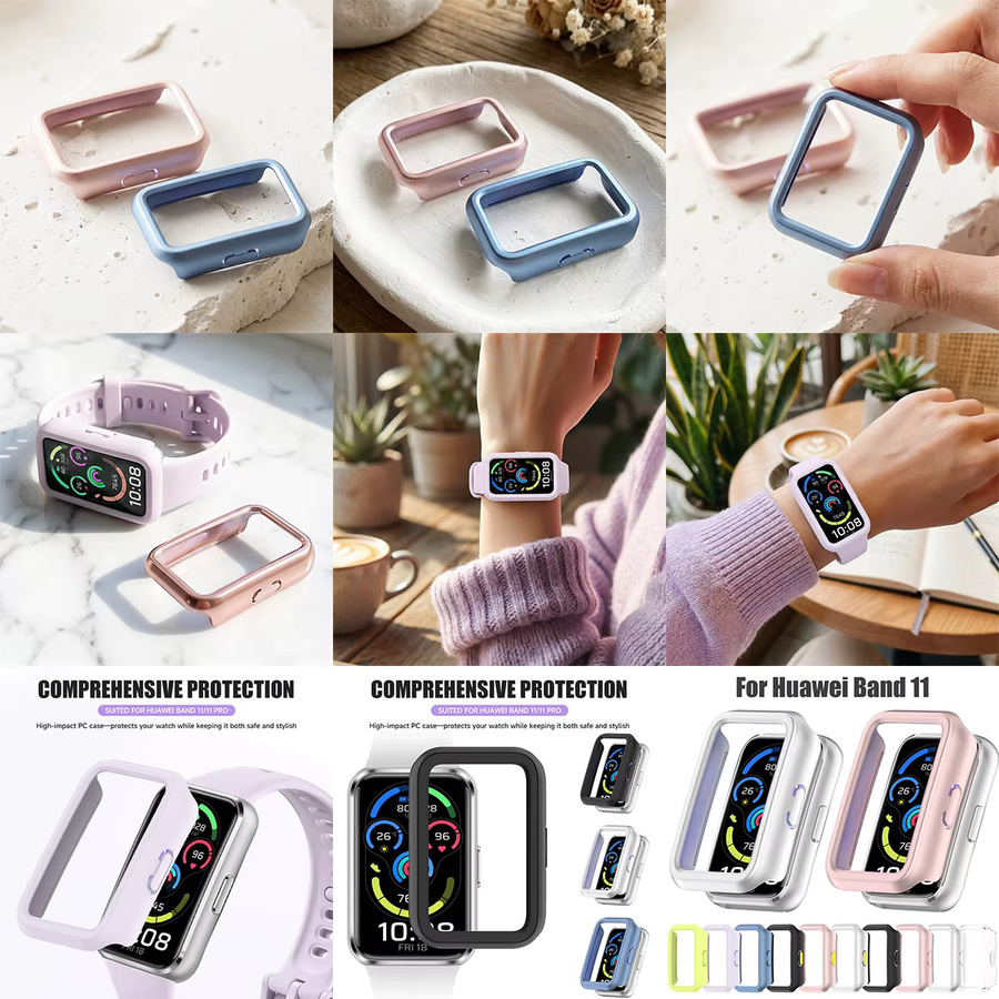 CAOWTAN Schutzhülle für Huawei Band 11 NFC, PC, Kunststoff, Unisex - Bild 6