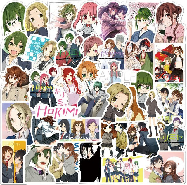GOGOTU Horimiya Serie Graffiti Aufkleber Set in Multicolor für DIY Dekoration - Bild 1