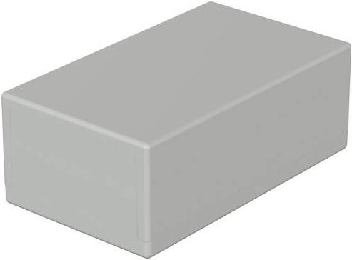 TRU Components KS 450 Elektronikgehäuse aus Polystyrol in Lichtgrau, B/T/H: 188,2 x 110 x 70 mm - Bild 1
