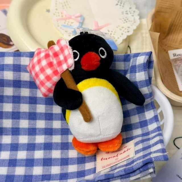 Schlüsselanhänger Pinguin, Plüschtier, Black, Unisex - Bild 1