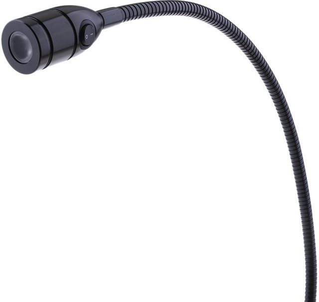 SONONIA LED Leseleuchte 12V aus schwarzem Metall als flexible Wandleuchte für Wohnmobil und Schlafzimmer - Bild 1