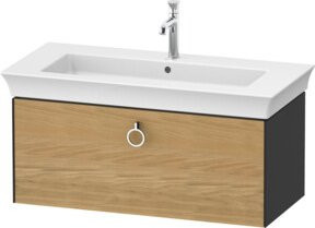 Duravit Waschtischunterschrank ohne Aufsatz White Tulip in Weiß matt, B/H/T: 98,4 x 41 x 45,8 cm - Bild 1