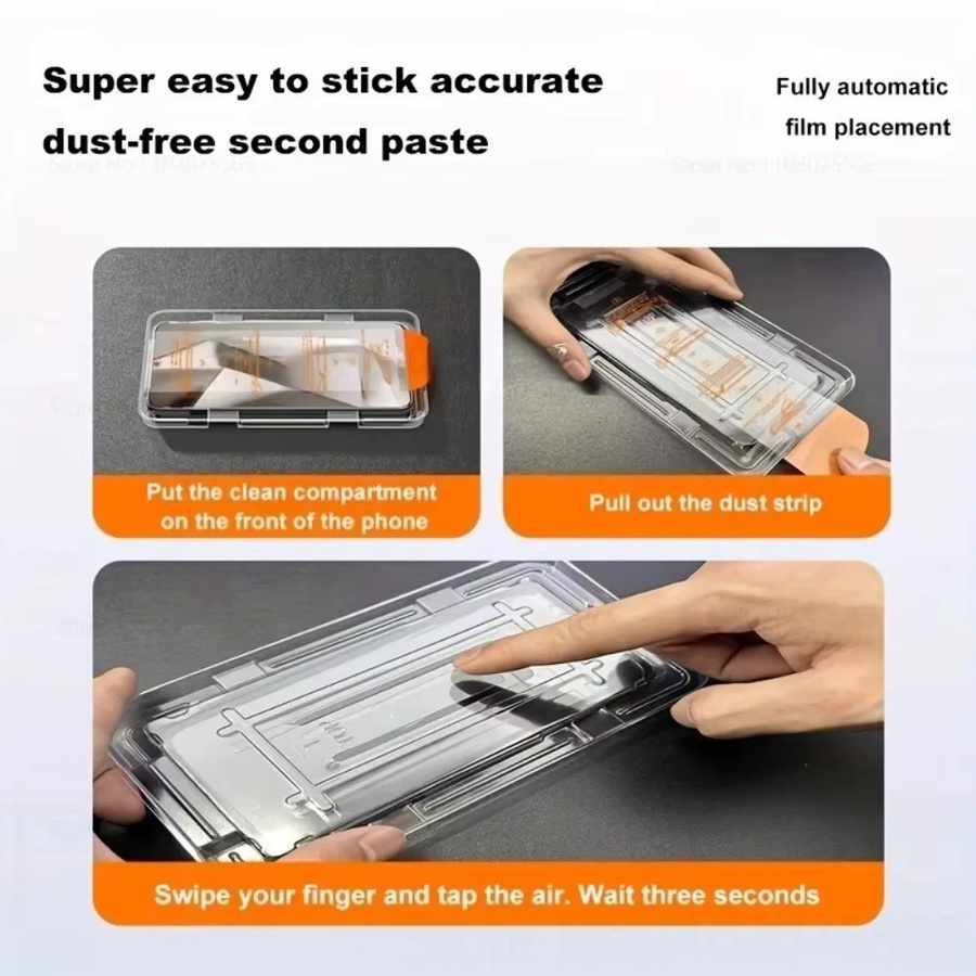 3-in-1 HD 9H gehärtetes Glas und Displayschutzfolie für Xiaomi Redmi 15 15C 13R 14R 14C 13 12 C Note 15 14 Pro in Transparent - Bild 2