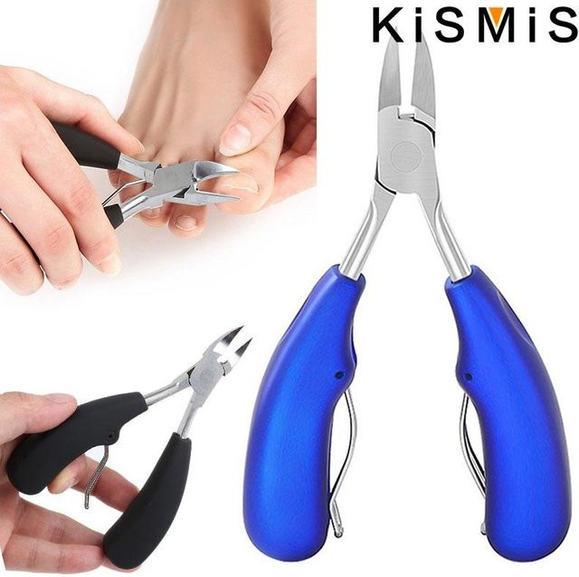 KISMIS Nagelknipser aus Edelstahl, schwarz, Unisex - Bild 1