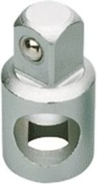 Proxxon Steckschlüssel-Adapter 3/8 Zoll Innenvierkant auf 1/2 Zoll Außenvierkant aus Chrom-Vanadium in Silber - Bild 1