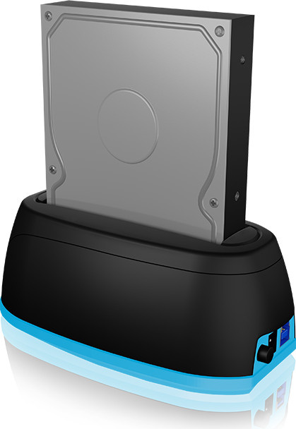 ICY BOX IB-1124L-C3 HDD-Dockingstation für 2.5 und 3.5 Zoll SATA 6Gb/s mit USB 3.0 in Schwarz - Bild 2