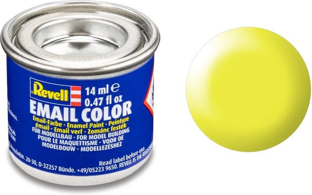Revell Emaille-Farbe, Leucht-Gelb, seidenmatt, 14ml - Bild 2