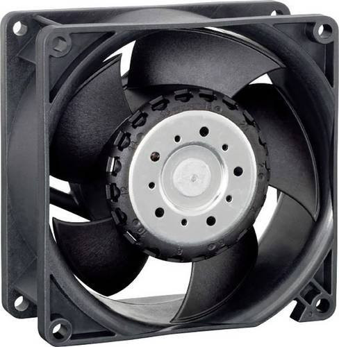 EBM Papst Axiallüfter 3212 JH3, 12 V/DC, 238 m³/h, Schwarz, B/T/H: 92 x 92 x 38 mm - Bild 1