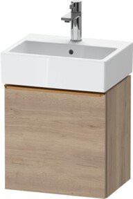 Duravit Waschtischunterschrank D-Neo in Beige Matt mit 1 Tür, Wandmontage, B/T/H: 43,4 x 32,2 x 44 cm - Bild 1