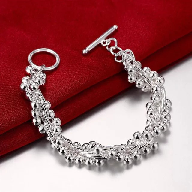 GINSTONELATE Armband 925 Silber, Perle, Unisex - Bild 1