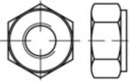 TOOLCRAFT Sechskantmutter M14 aus Stahl DIN 2510 - Bild 1