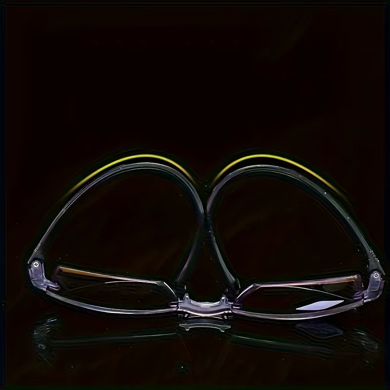 ZXWLYXGX Lesebrille, randlos, rechteckig, Unisex, Kunststoff - Bild 3