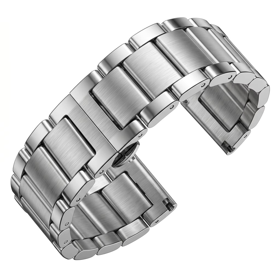 DUTRIEUX Uhrenarmband Edelstahl, Silber, Unisex - Bild 2