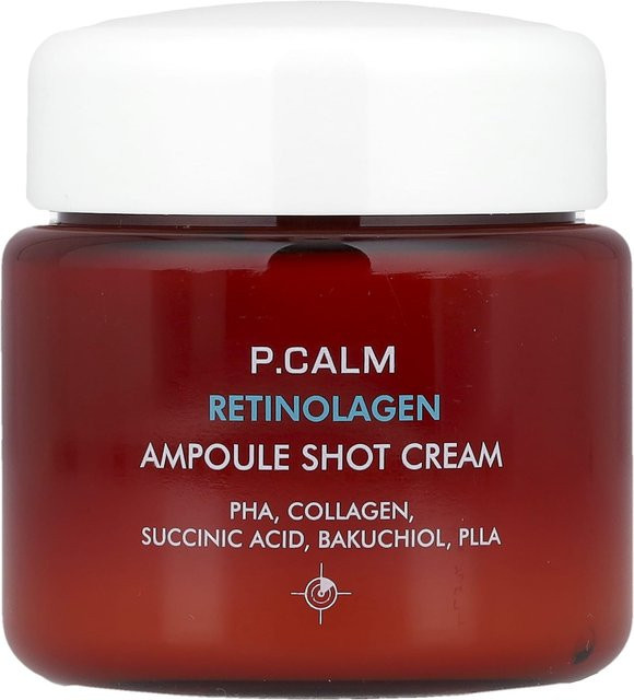 P.CALM Retinolagen Ampullen-Shot-Creme, 60 ml, mit Retinol, Kollagen, Panthenol - Bild 1