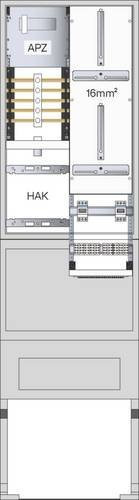 Hager Zähleranschlusssäule ZAS205BD25AT in Grau - Bild 1