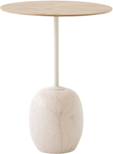 &Tradition Lato Beistelltisch Ln8 und Ln9 in Beige mit Marmoroberfläche - Bild 1
