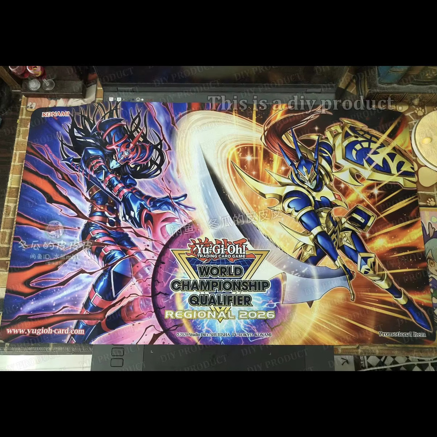 Bandai Yu-Gi-Oh! Black Luster Soldier Trading Card Playmat, Gummi, Schwarz, Bunt / Mehrfarbig - Bild 3