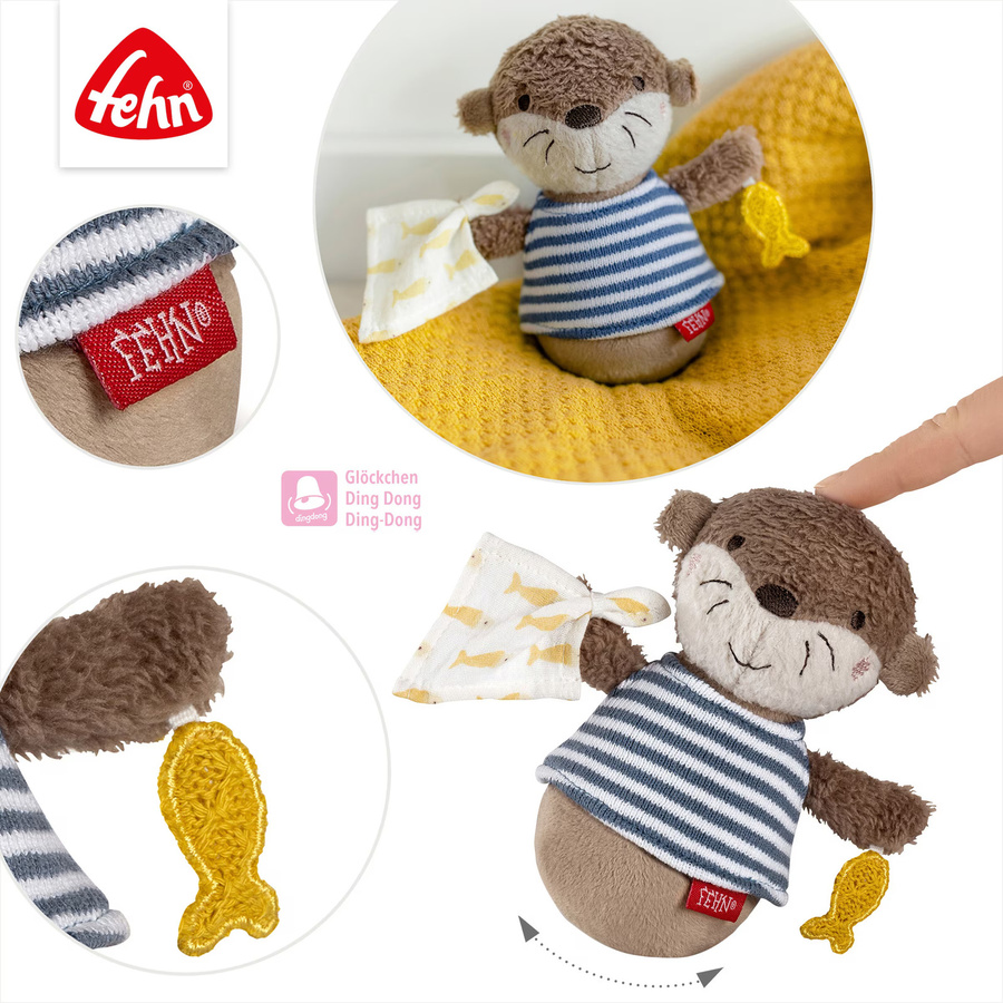 Fehn Mini-Stehauf Otter Theo, Steh-auf-Figur, ab 0 Jahre - Bild 3