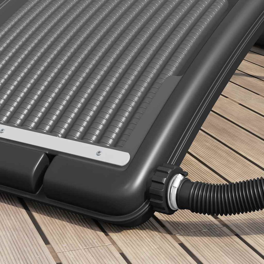 vidaXL Solar-Pool-Wassererhitzer, 3 Stück, Schwarz, B: 110 cm, H: 65 cm - Bild 2
