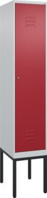 C+P Spind Classic PLUS Garderobenschrank mit 1 Abteil und Zylinderschloss, H x B x T: 212 x 40 x 50 cm - Bild 1