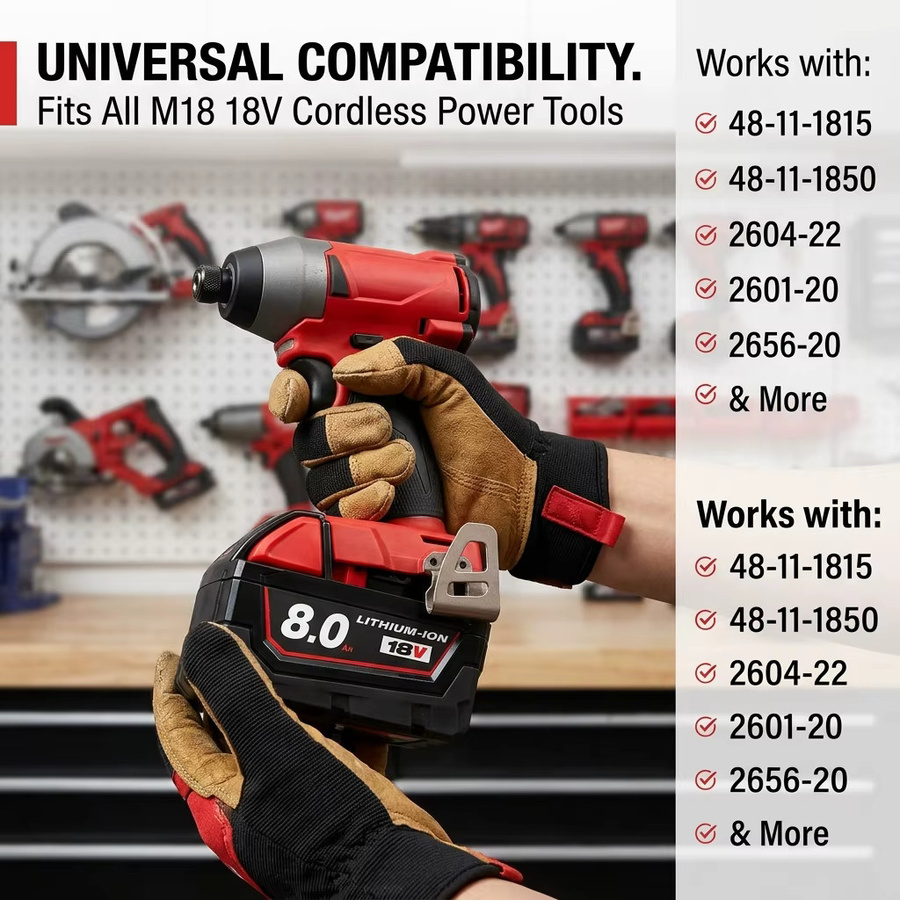 Milwaukee M18 Lithium-Ionen Ersatzakku 18V 8,0Ah IP65 wasserdicht - Bild 7
