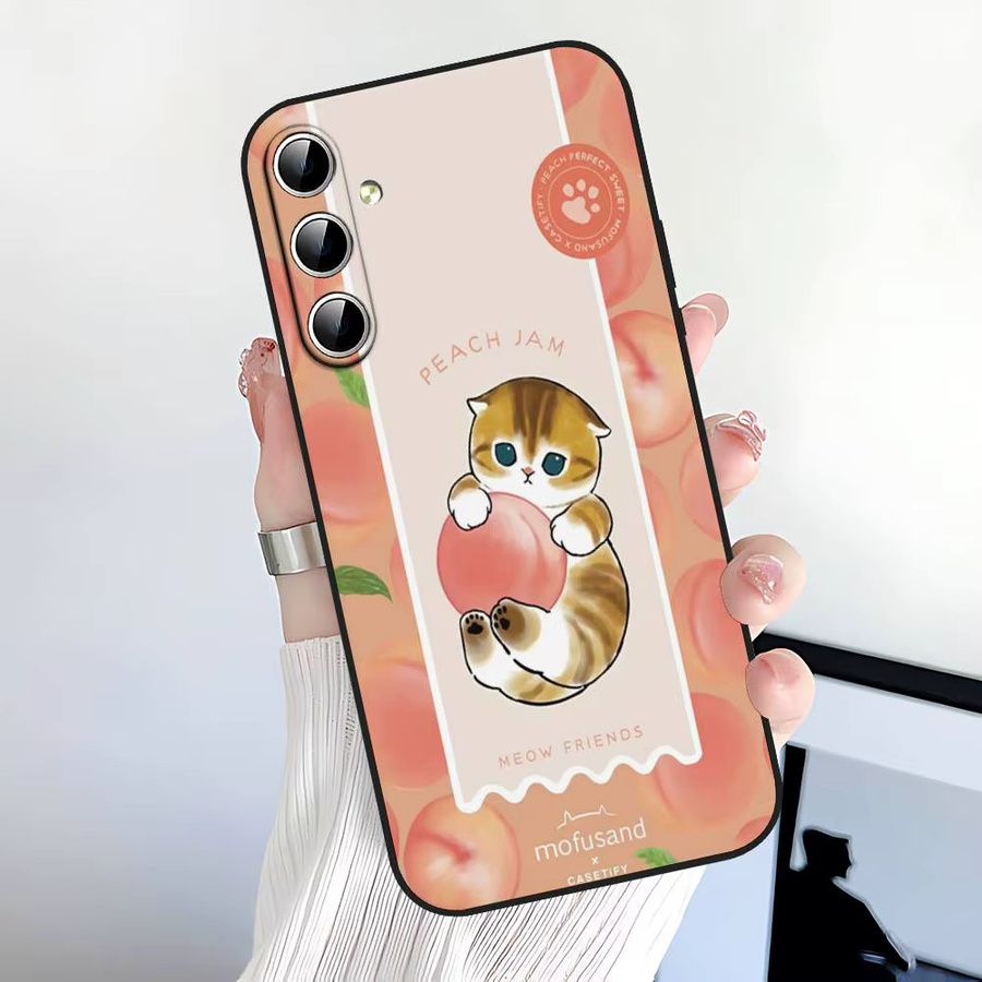 Mofusands Katzen Handyhülle Softcover für Samsung Galaxy S21 S22 S23 S24 S25 S26 Ultra FE Plus 5G A52S in Multicolour - Bild 2