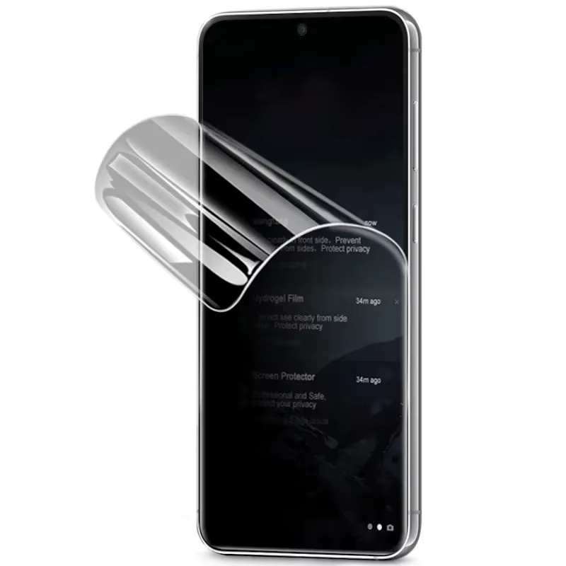 3er-Pack Privatsphäre Hydrogel-Schutzfolie für Vivo X70, transparent, kompatibel mit Android-Geräten - Bild 5