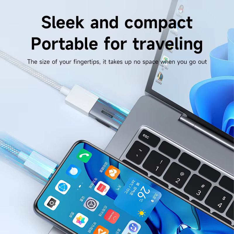 Hagibis USB-C-auf-USB-C-OTG-Adapter für Hochgeschwindigkeits-Datenübertragung mit 10 Gbit/s - Bild 3