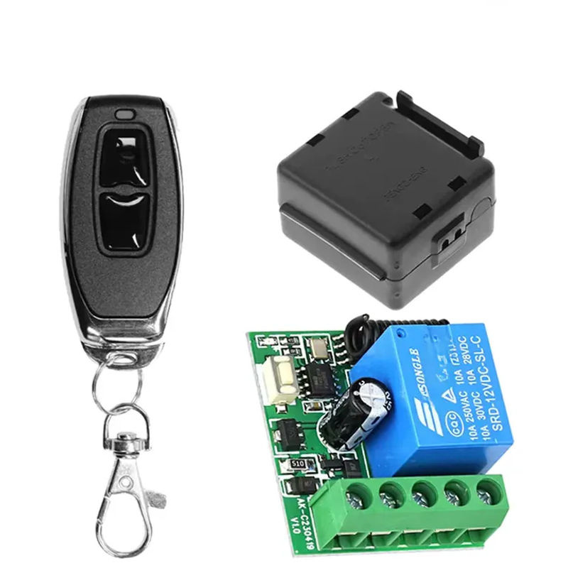 Szaoju Universal Gate Fernbedienung Schalter DC 12V RF 433 MHz mit Learning Code Relais Empfänger DIY Mini-Modul für Garagentore und LED-Beleuchtung - Bild 6