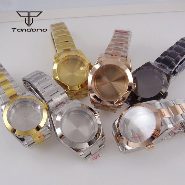 tandorio Uhrengehäuse Edelstahl, Automatik, 36 mm/39 mm, Bunt, Unisex - Bild 1
