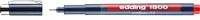edding Fineliner 1800 Profipen mit 0,5 mm Spitze in Blau und Rot - Bild 1