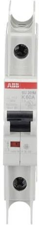 ABB SU201M-K60 Leitungsschutzschalter 60A 240V Grau - Bild 1