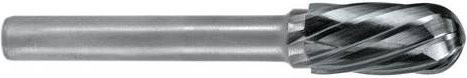 Exact 72265 Frässtift Hartmetall Kugel in Silber, Länge: 65 mm, Schaftdurchmesser: 6 mm - Bild 1