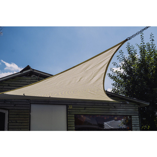 Siena Garden Solino Sonnensegel dreieckig Grau aus HDPE-Gewebe B/T/H: 360 x 360 x 360 cm - Bild 3