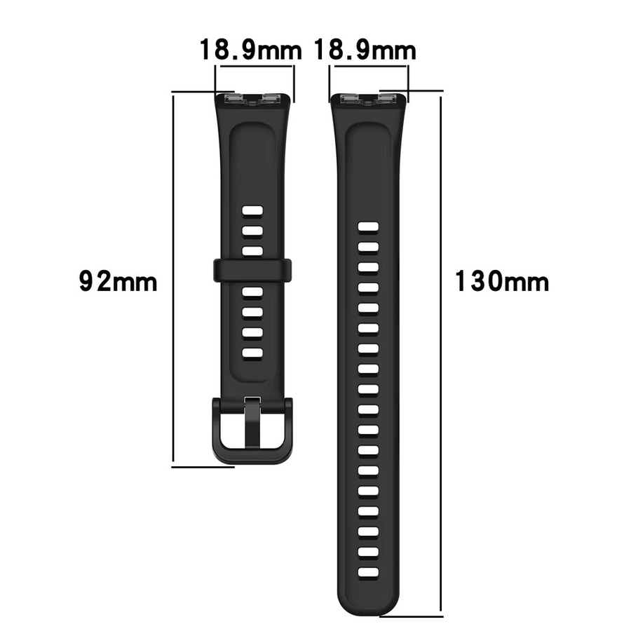 Huawei Uhrenarmband Silikon, Schwarz, Unisex - Bild 1