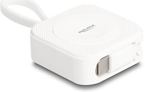Delock 83023 Wireless Charger mit USB-C Anschluss für Apple Watch in Weiß 2.5W - Bild 1